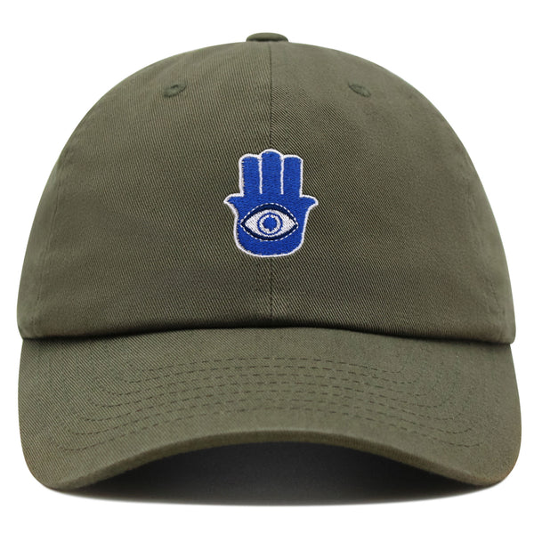 Hamsa Evil Eye Premium Dad Hat Embroidered Baseball Cap Turkey Spirit