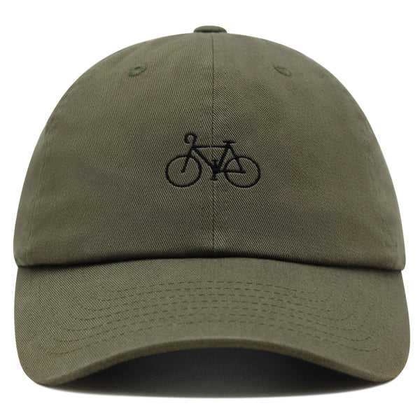 Bicycle Premium Dad Hat Embroidered Baseball Cap Road Bike