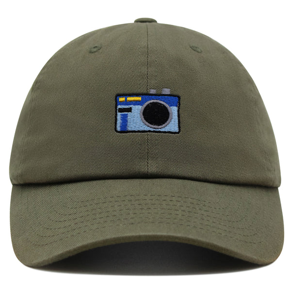 Camera Premium Dad Hat Embroidered Baseball Cap Digital Film