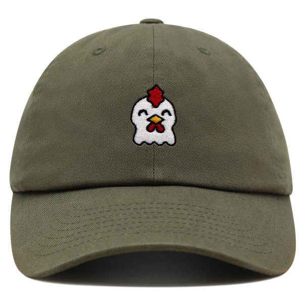 Chicken Premium Dad Hat Embroidered Baseball Cap Hen Chick