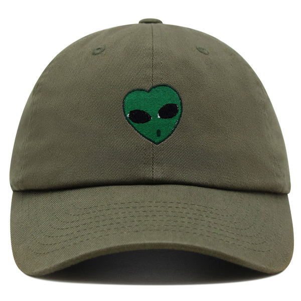 Alien Premium Dad Hat Embroidered Baseball Cap Area 51 Space