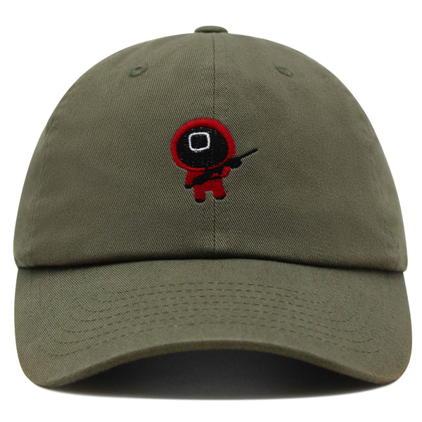 Squidman Premium Dad Hat Embroidered Baseball Cap Game Death