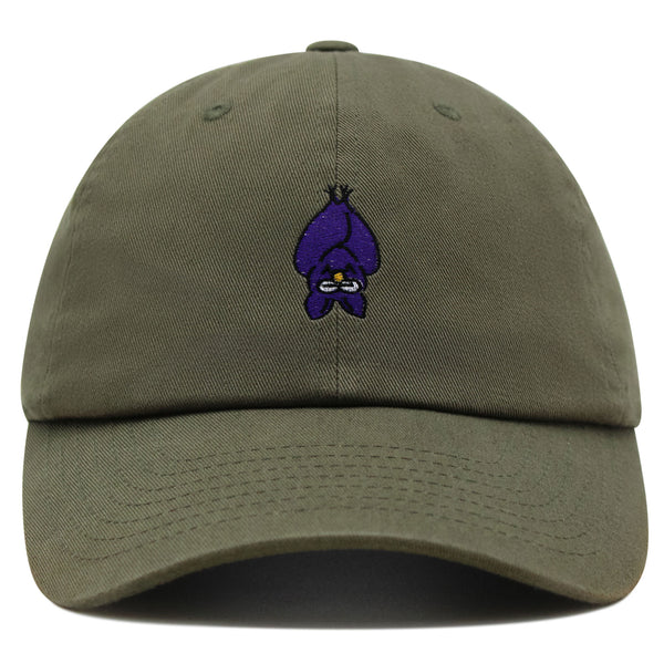 Bat Premium Dad Hat Embroidered Baseball Cap Cave Virus