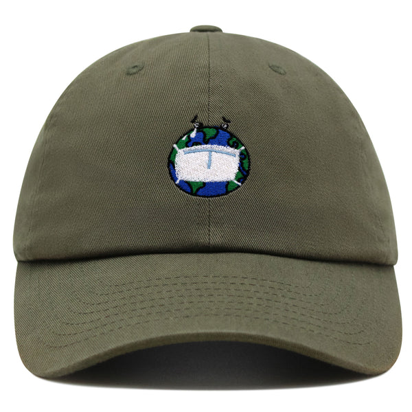 Take it easy Premium Dad Hat Embroidered Baseball Cap Earty Virus