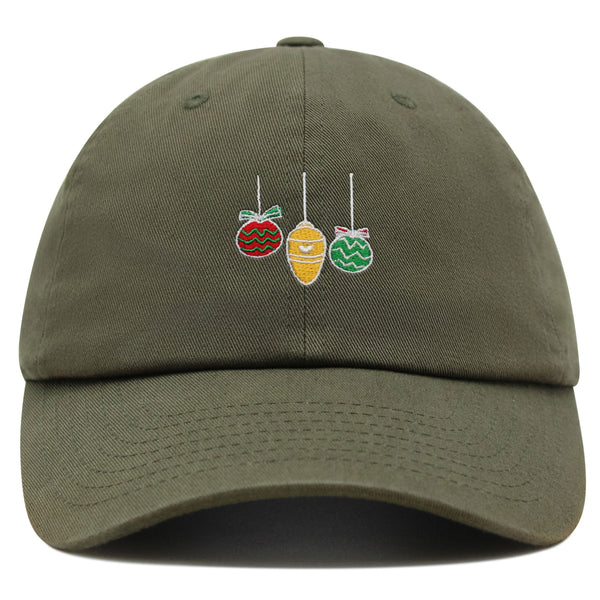 Ornaments Premium Dad Hat Embroidered Baseball Cap Christmas Tree