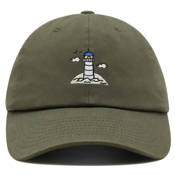 Light house Premium Dad Hat Embroidered Baseball Cap Seawall