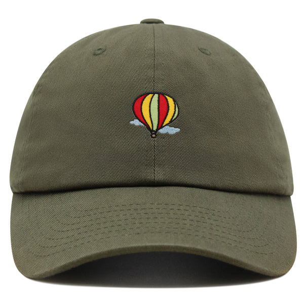 Hot Air Ballon Premium Dad Hat Embroidered Baseball Cap Travel Sky