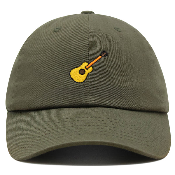 Guitar Premium Dad Hat Embroidered Baseball Cap Mexico Instrument