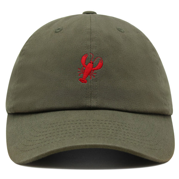 Lobster Premium Dad Hat Embroidered Baseball Cap Seafood