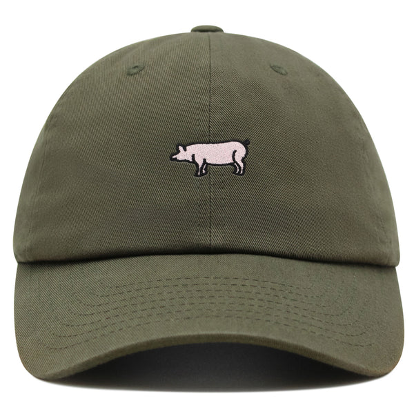 Pig Premium Dad Hat Embroidered Baseball Cap Skinny Porky