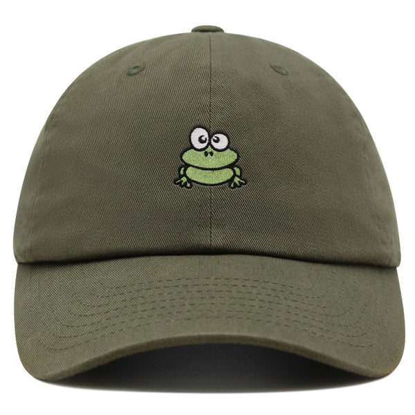 Frog  Premium Dad Hat Embroidered Baseball Cap Green