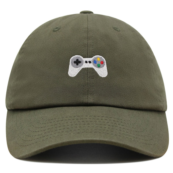 Gaming Joystick Premium Dad Hat Embroidered Baseball Cap PC Vintage