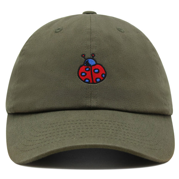 Ladybug Premium Dad Hat Embroidered Baseball Cap Cute