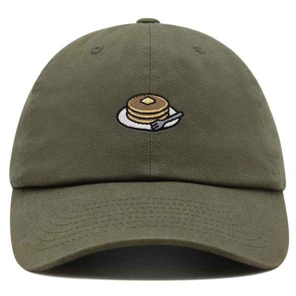 Pancakes Premium Dad Hat Embroidered Baseball Cap Foodie Breakfast