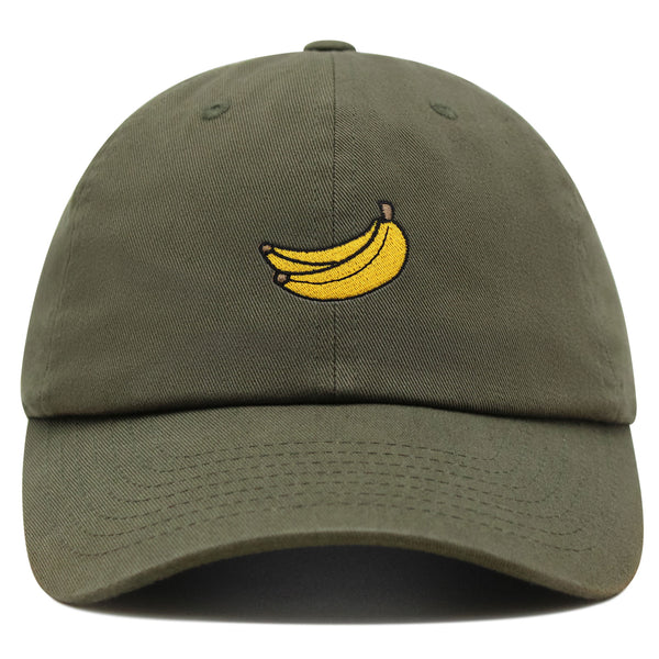 Banana Fruit Premium Dad Hat Embroidered Baseball Cap Monkey