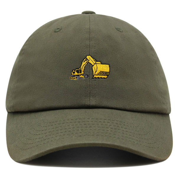 Digger Premium Dad Hat Embroidered Baseball Cap Equipment Vihecle