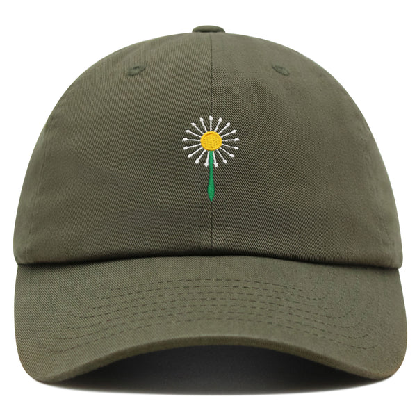 Dandelion Premium Dad Hat Embroidered Baseball Cap Flower