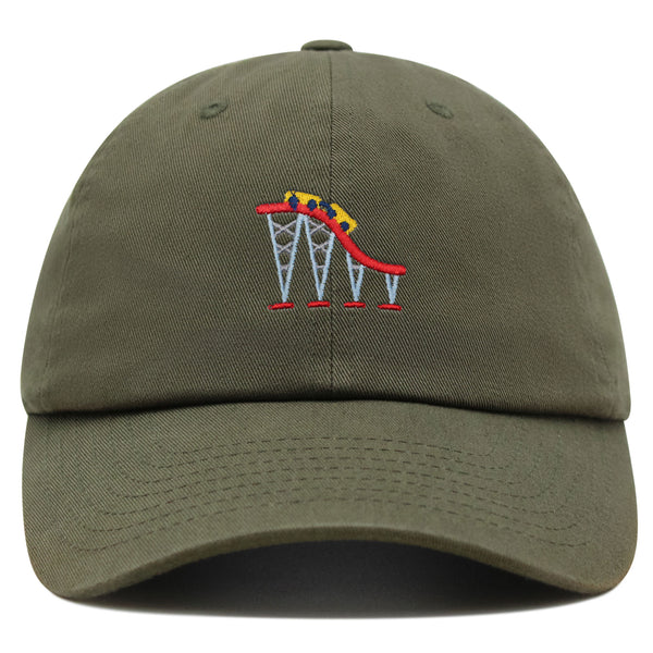 Roller Coaster Premium Dad Hat Embroidered Baseball Cap Tycoon