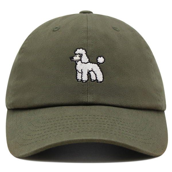 Fancy Poodle  Premium Dad Hat Embroidered Baseball Cap Puppies