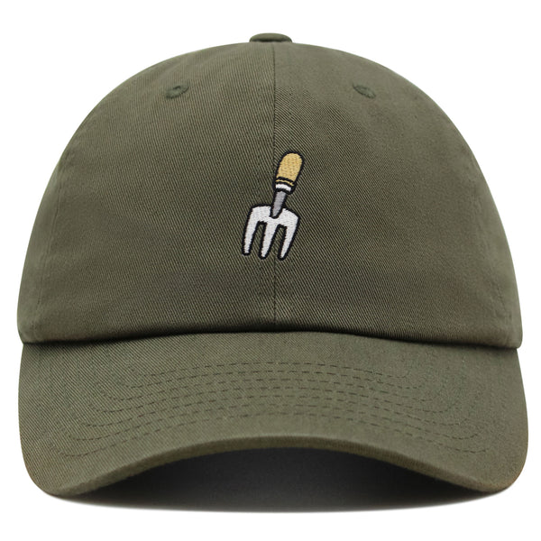 Plant Fork Premium Dad Hat Embroidered Baseball Cap Tool