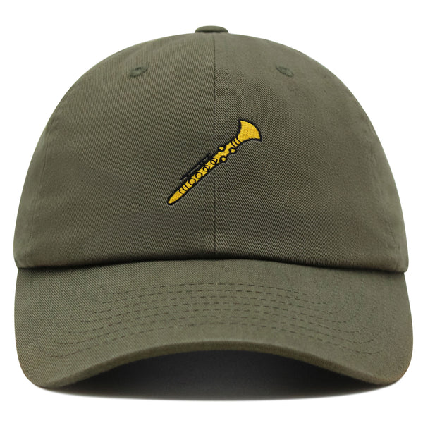 Clarinet Premium Dad Hat Embroidered Baseball Cap Music