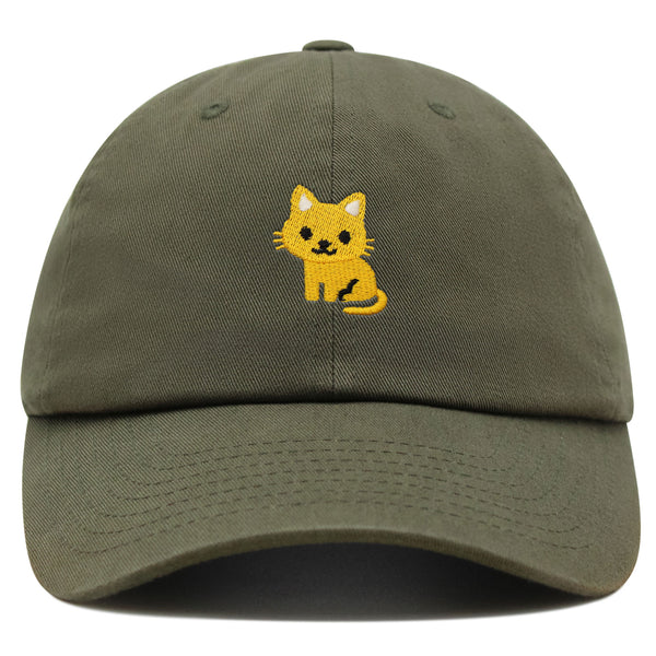 Cat Premium Dad Hat Embroidered Baseball Cap Cute