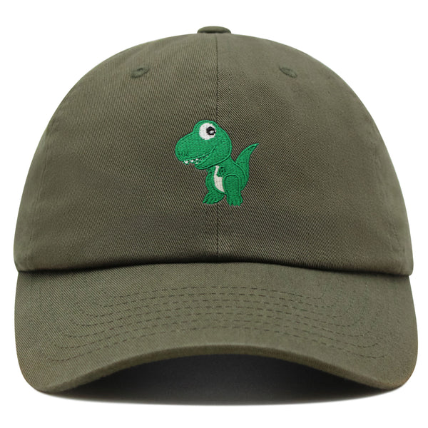 Dinosaur Premium Dad Hat Embroidered Baseball Cap Cute