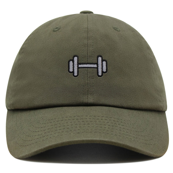 Dumbbell Premium Dad Hat Embroidered Baseball Cap Gym