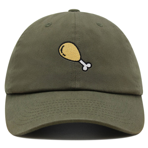 Chicken Drumstick Premium Dad Hat Embroidered Baseball Cap Foodie