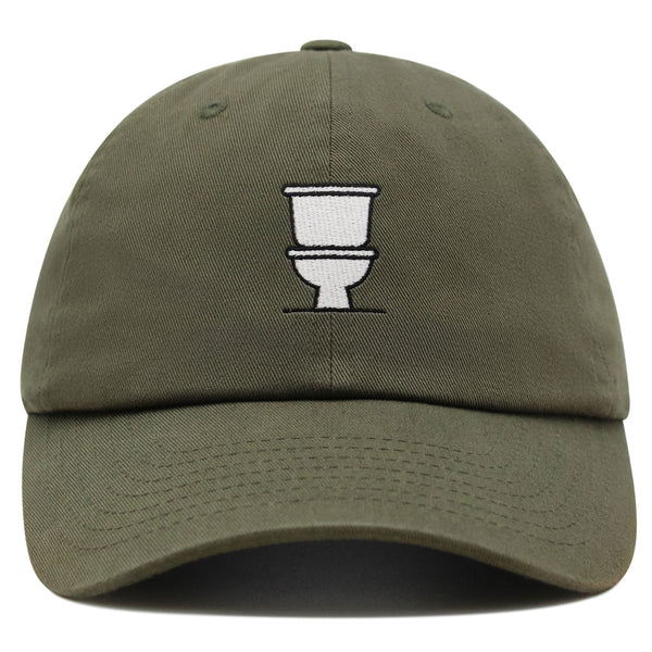 Toilet Premium Dad Hat Embroidered Baseball Cap Toilet Bowl