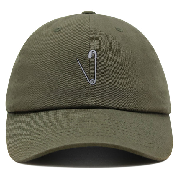 Safety Pin Premium Dad Hat Embroidered Baseball Cap Clothing