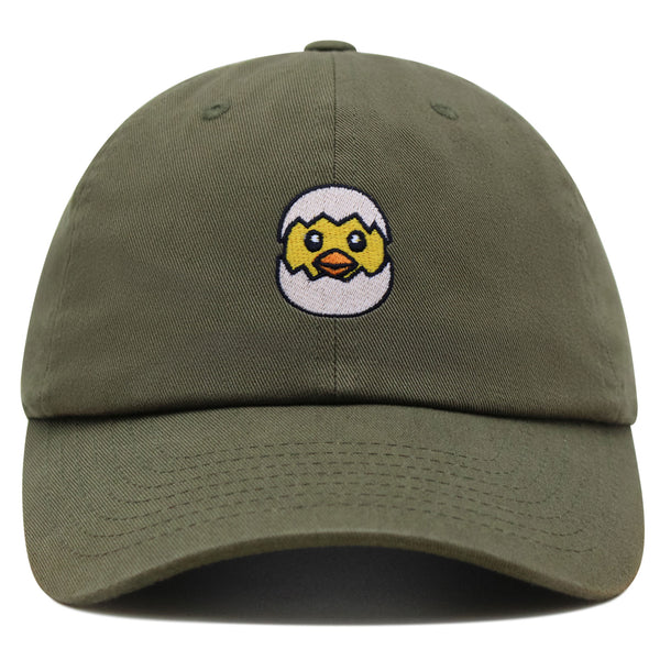 Chick in Egg Premium Dad Hat Embroidered Baseball Cap Cute Baby