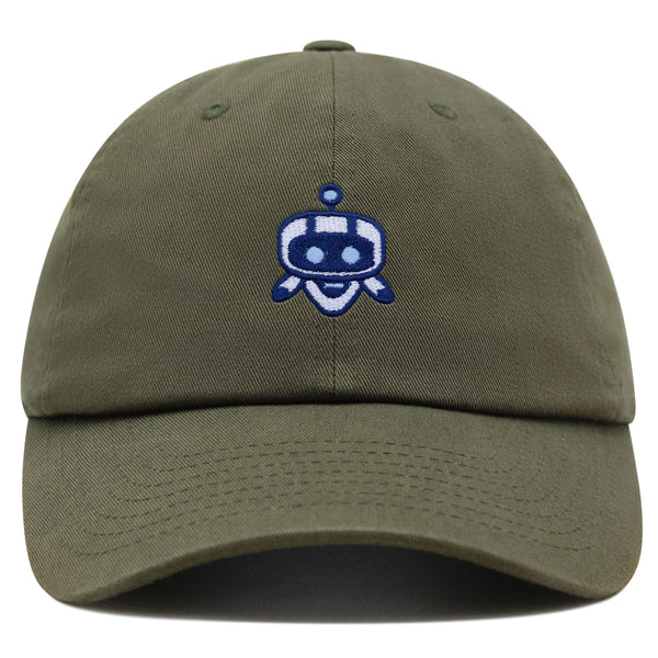 Robot Premium Dad Hat Embroidered Baseball Cap Cute Robotic Logo