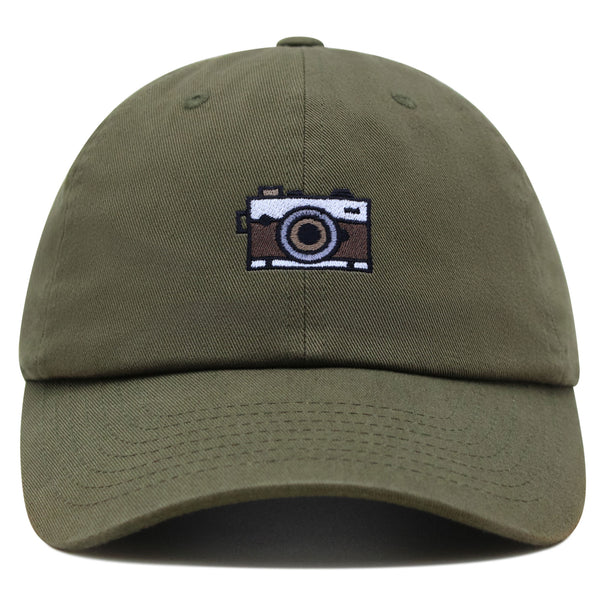 Camera Premium Dad Hat Embroidered Baseball Cap Vintage Camera