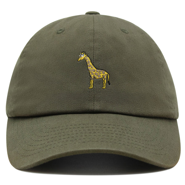 Giraffe Premium Dad Hat Embroidered Baseball Cap Africa Zoo