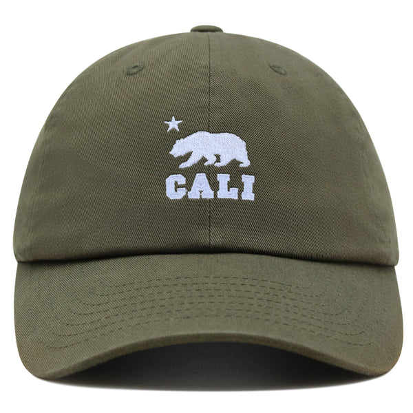 California Bear Premium Dad Hat Embroidered Cotton Baseball Cap West Coast