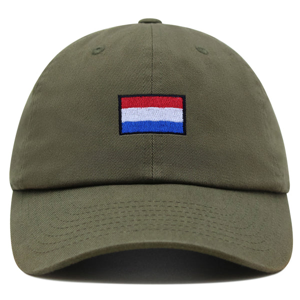 Netherland Flag Premium Dad Hat Embroidered Cotton Baseball Cap Soccer