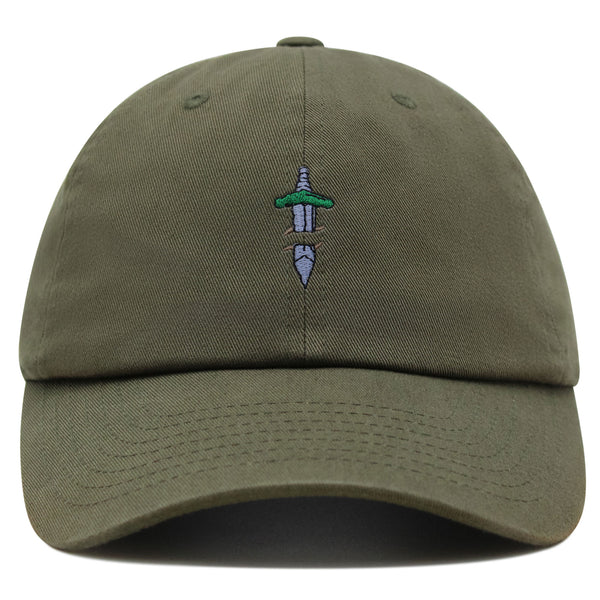 Sword Premium Dad Hat Embroidered Cotton Baseball Cap Knight