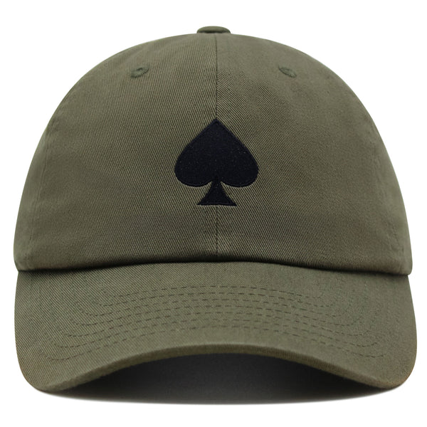 Spade Premium Dad Hat Embroidered Cotton Baseball Cap Poker