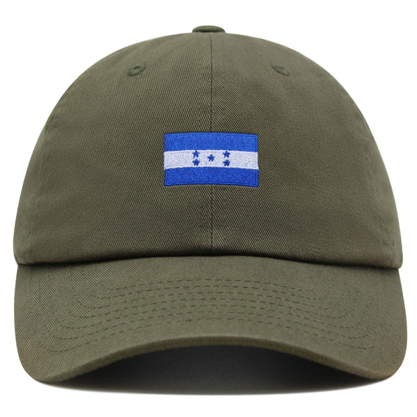 Honduras Flag Premium Dad Hat Embroidered Cotton Baseball Cap Country Flag Series