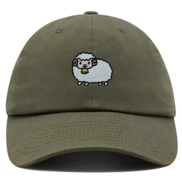 Cute Sheep Premium Dad Hat Embroidered Cotton Baseball Cap