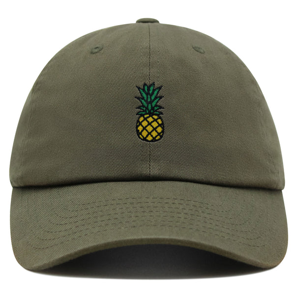 Cartoon Pineapple Premium Dad Hat Embroidered Cotton Baseball Cap