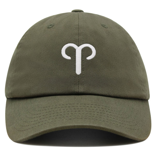 Aries  Premium Dad Hat Embroidered Cotton Baseball Cap Zodiac Symbol