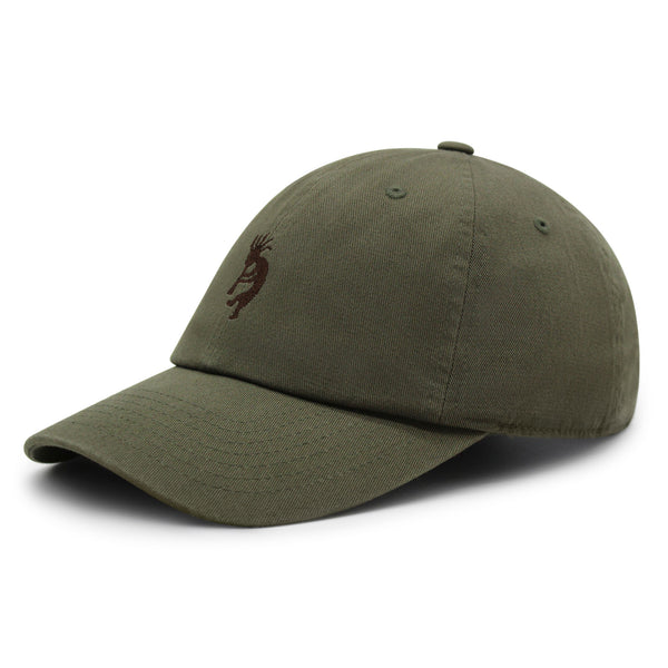 Kokopelli Premium Dad Hat Embroidered Baseball Cap Indian Traditional