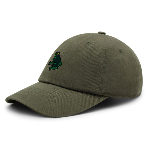 Frog Premium Dad Hat Embroidered Baseball Cap Pond