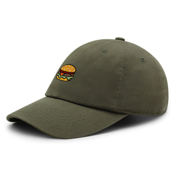 Hamburger Premium Dad Hat Embroidered Baseball Cap Fast Food