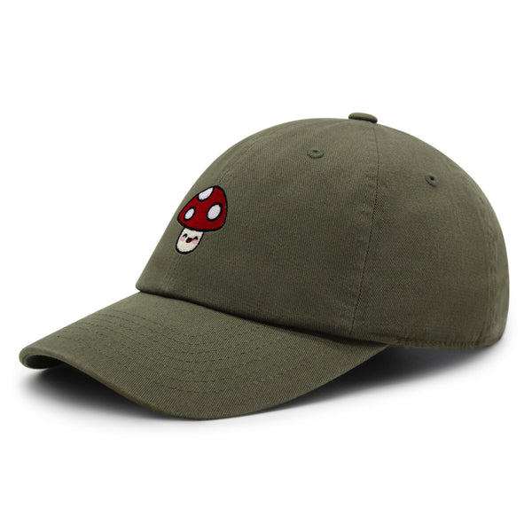 Mushroom Premium Dad Hat Embroidered Baseball Cap Vegetable