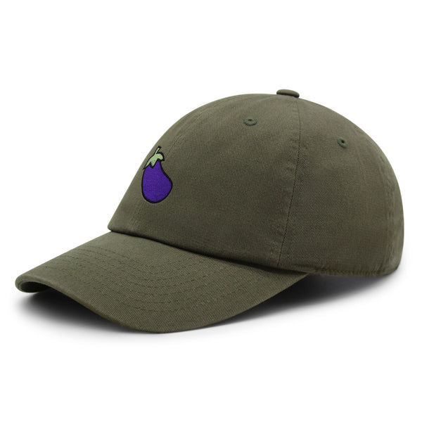 Eggplant Premium Dad Hat Embroidered Baseball Cap Foodie Vegetable