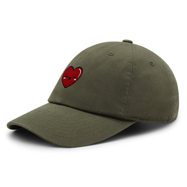 Cute Heart Premium Dad Hat Embroidered Baseball Cap Health Healthy Hospital