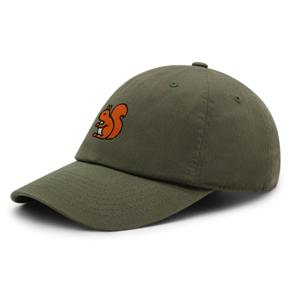 Squirrel Premium Dad Hat Embroidered Baseball Cap Hamster Chipmunks